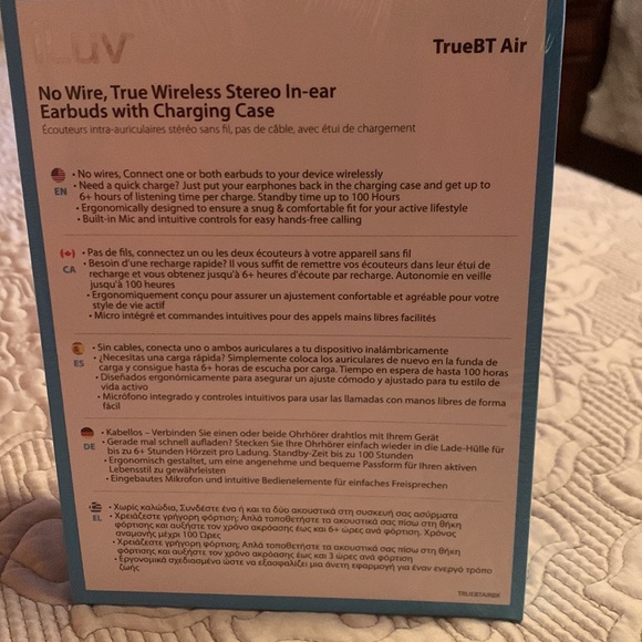 ILuv No Wire True Wireless Stereo In-ear Earbuds with Charging Case - Picture 2 of 5